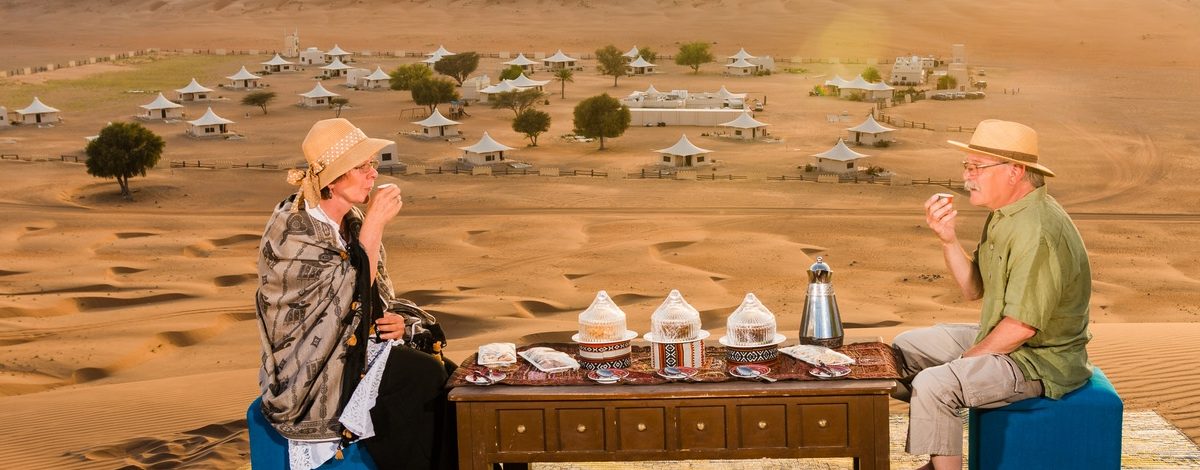 Experience authentic Arabic cuisines at the two dunes restaurant