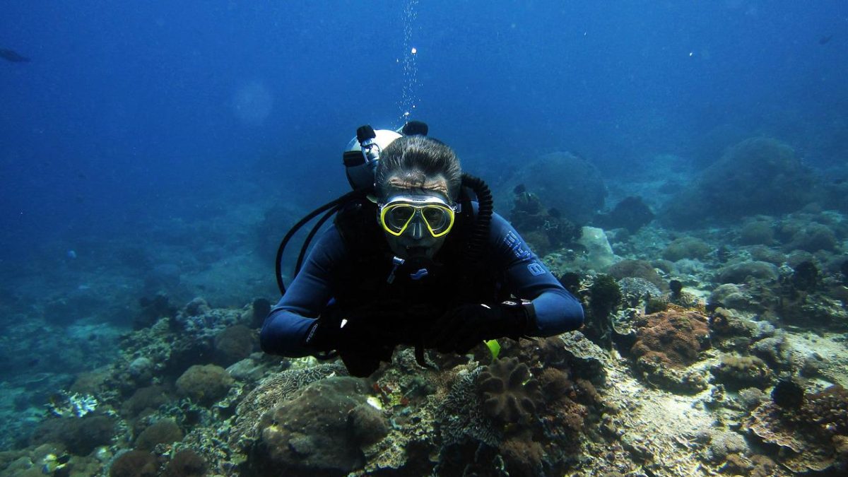 Scuba diving with Noovilu Sports