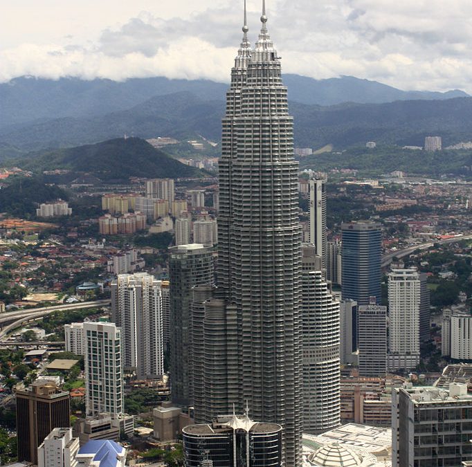 Admiring Kuala Lumpur Tower