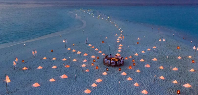 Celebrating the New Year in the Maldives