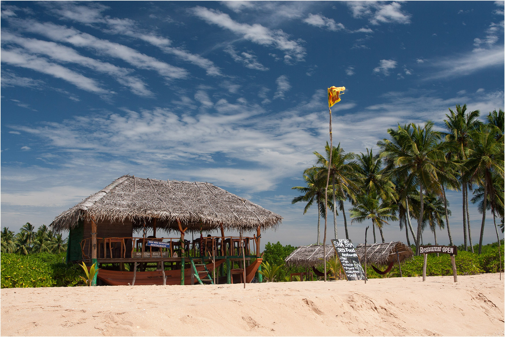 Tangalle beach scenery
