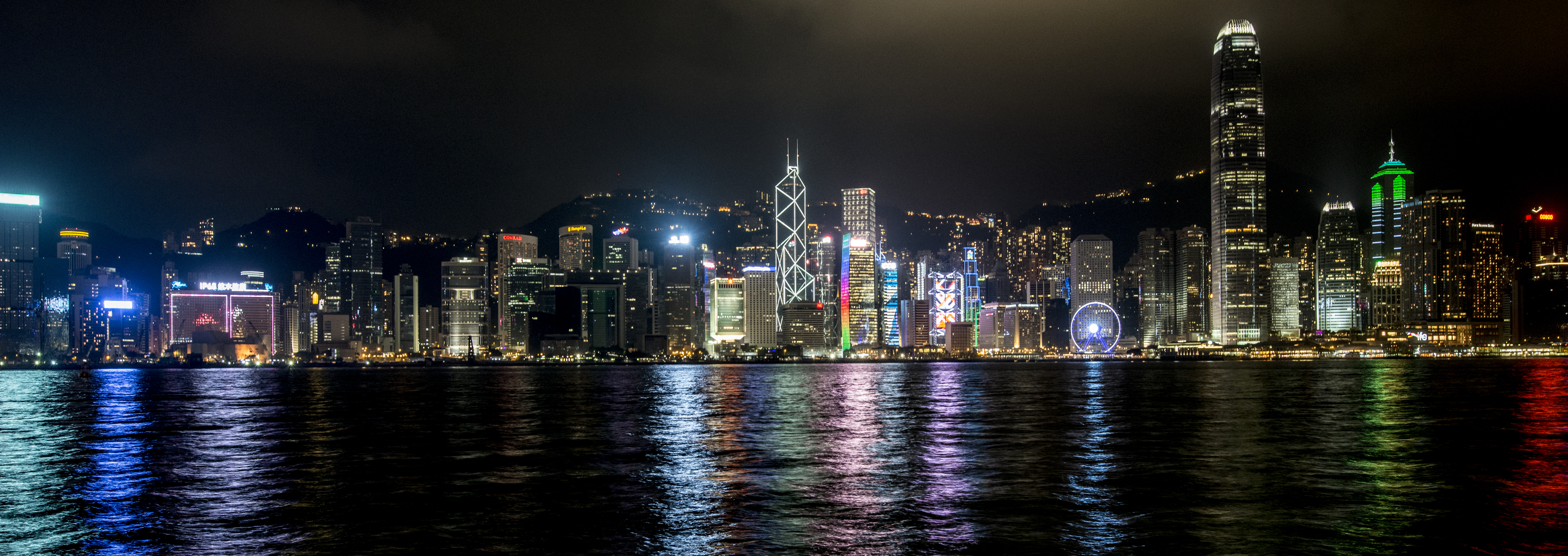 Night view of Hong Kong from Tsim Sha Tsui